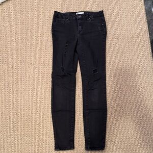 RSQ Kids Black Ripped Skinny Jeans
